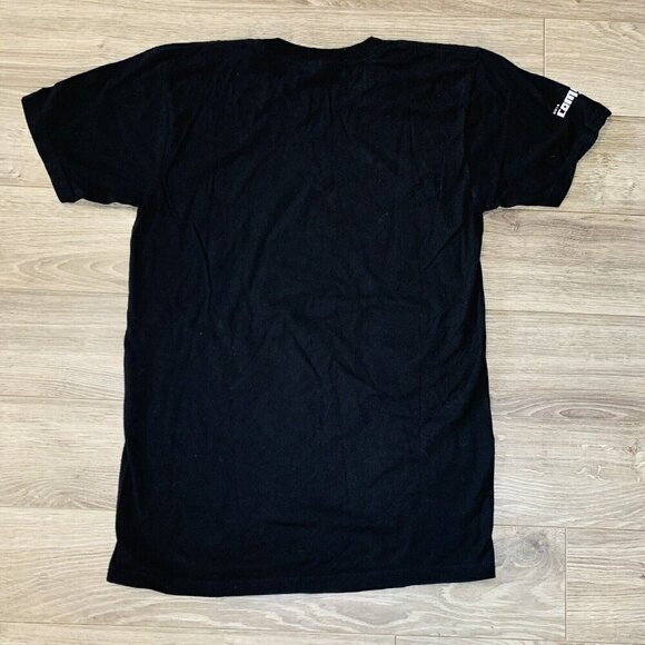 Comic Con Superhero T-shirt Graphic Print Tee Unisex S Black Montreal 2014 - Picture 9 of 9